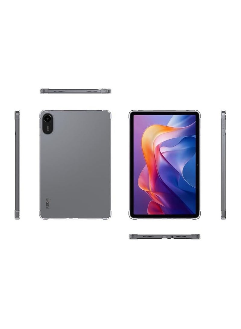 عام غطاء خلفي شفاف مرن متوافق مع لوح Redmi Pad 2 (11 بوصة) 2025 - غطاء سيليكون/TPU متين واقي مرن خفيف الوزن - Image 5