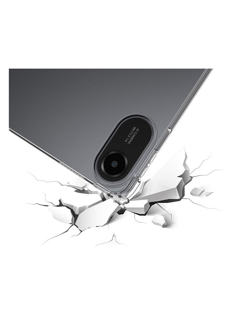 عام غطاء خلفي شفاف مرن متوافق مع لوح Redmi Pad 2 (11 بوصة) 2025 - غطاء سيليكون/TPU متين واقي مرن خفيف الوزن - Image 4