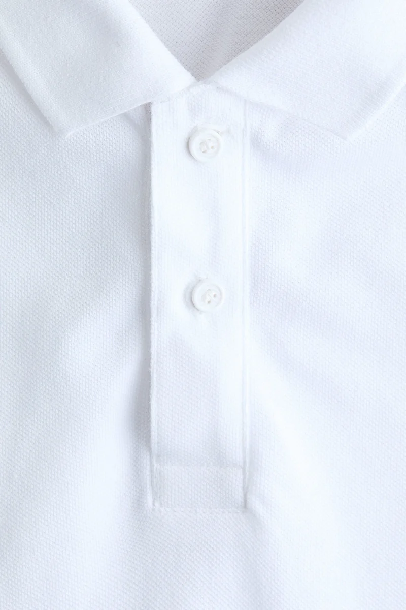 اتش اند ام تي-شيرت بولو من قطن البيكيه