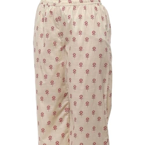 BIBA Women's Cotton Kurta Set (SKDJAPUD10878SS25RED_Red - Image 3