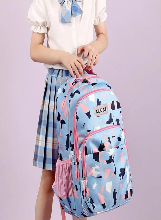 CLUCI Trendy School Bag, Tution Bag, College Backpack for Girls & Women Pack of 1 Multicolor - Image 3