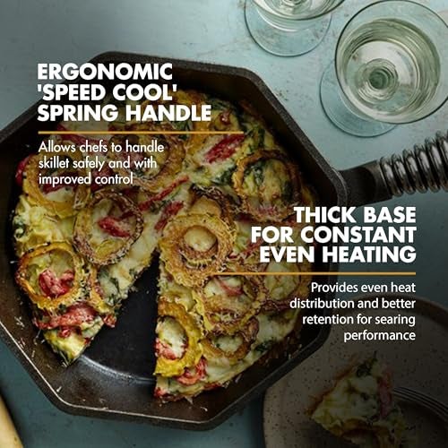 FINEX 10" Cast Iron Skillet, Modern Heirloom, Handcrafted in The USA, Pre-Seasoned with Organic Flaxseed Oil - Image 3
