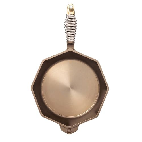 FINEX 10" Cast Iron Skillet, Modern Heirloom, Handcrafted in The USA, Pre-Seasoned with Organic Flaxseed Oil - Image 1