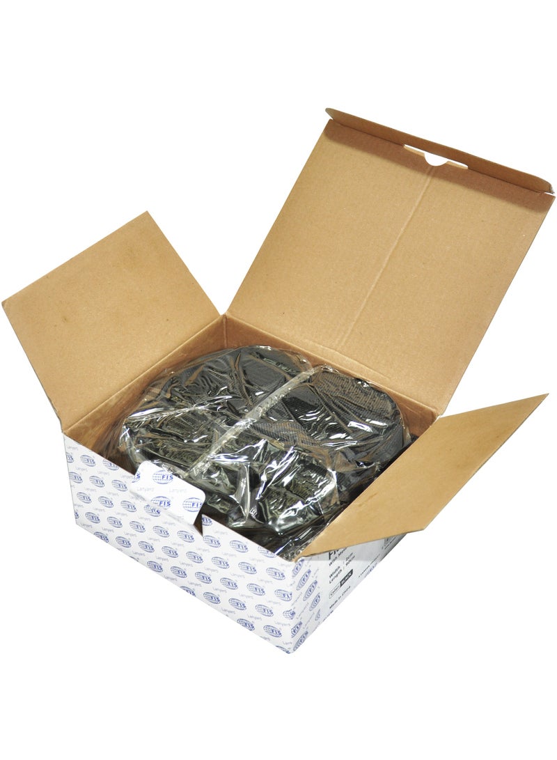 FIS Pack of 50 Pieces Flat Lanyard Badge Holder With Hook Black - Image 2