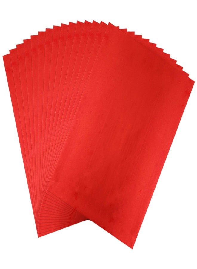 Briartw 20x29cm Hot Foil Paper 50 Sheets Pack Toner Reactive Foil Hot Stamping Foil Paper by Laser Printer and Laminator for Scrapbooking Craft Cardmaking DIY Album (Red, 50 Sheets) - Image 1
