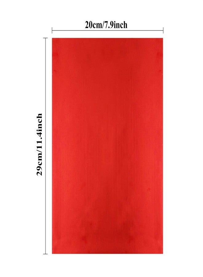 Briartw 20x29cm Hot Foil Paper 50 Sheets Pack Toner Reactive Foil Hot Stamping Foil Paper by Laser Printer and Laminator for Scrapbooking Craft Cardmaking DIY Album (Red, 50 Sheets) - Image 2