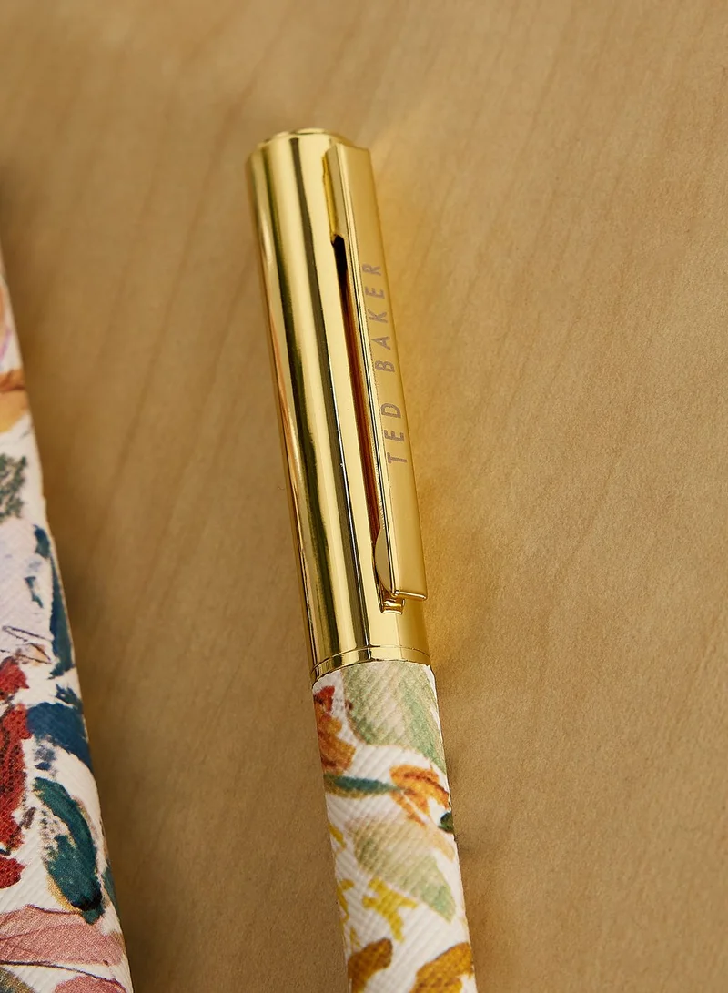 Ted Baker Floral Pen With Matching Case