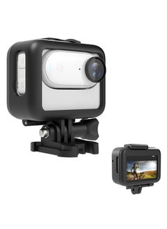 O Ozone Frame Cage Compatible with Insta360 GO3, Protective Case Frame Durable Housing Case with 1/4" Threaded Adapter Action Camera Accessories - Black  - Image 1