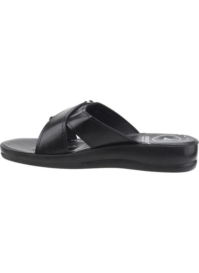 Gezer 7187 Women's Daily Velcro Slippers Black  - Image 2