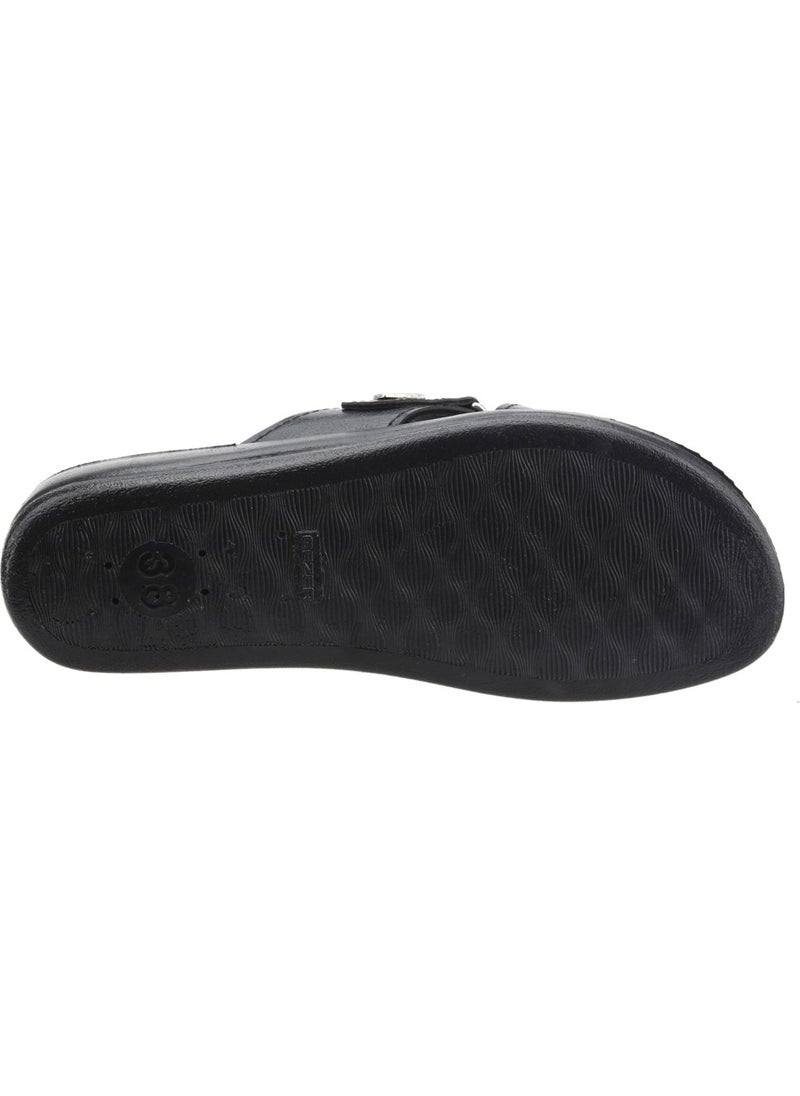 Gezer 7187 Women's Daily Velcro Slippers Black  - Image 5
