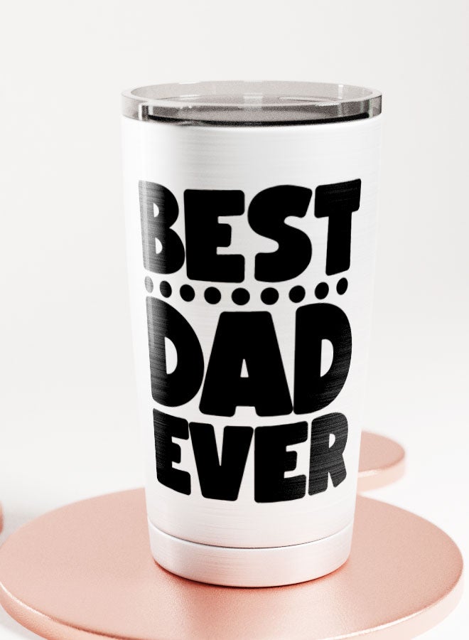 LIT Alumunium Tumbler Best Dad Ever Quote Hot and Cold Tumbler Best Father Quote Fathers Day Gift - Image 2