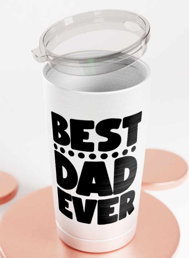 LIT Alumunium Tumbler Best Dad Ever Quote Hot and Cold Tumbler Best Father Quote Fathers Day Gift - Image 4
