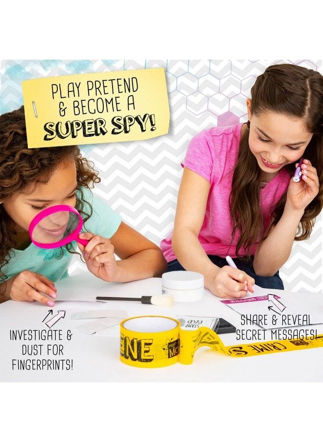 Project Mc2 - Pretend Play Super Spy Gear Stem Science Kit Become A Human Lie Detector With Detective Finger Print Identification Set Crime Scene Tape Magnifying Glass Spy Notebook & More Stuff - Image 1