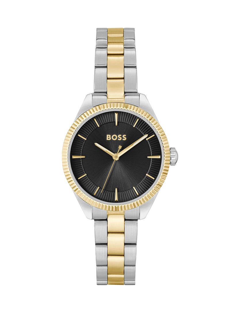 HUGO BOSS ساعة يد نسائية أنالوج دائرية من الفولاذ المقاوم للصدأ 1502730 - 32 مم  - Image 2