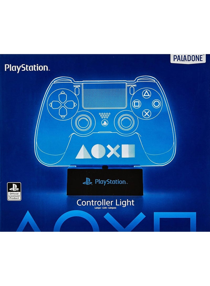 Paladone Playstation Controller Acrylic Light, Blue, Small, 52190 - Image 1