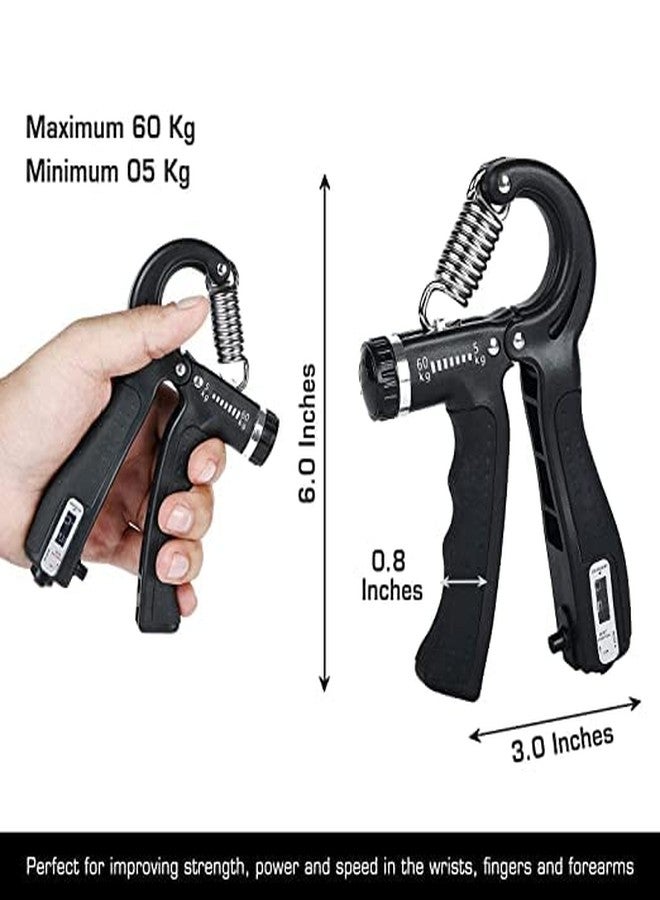 Virtual World Track Your Progress: Adjustable Resistance Hand Grip Strengthener with Counter (5-60kg) - Image 5