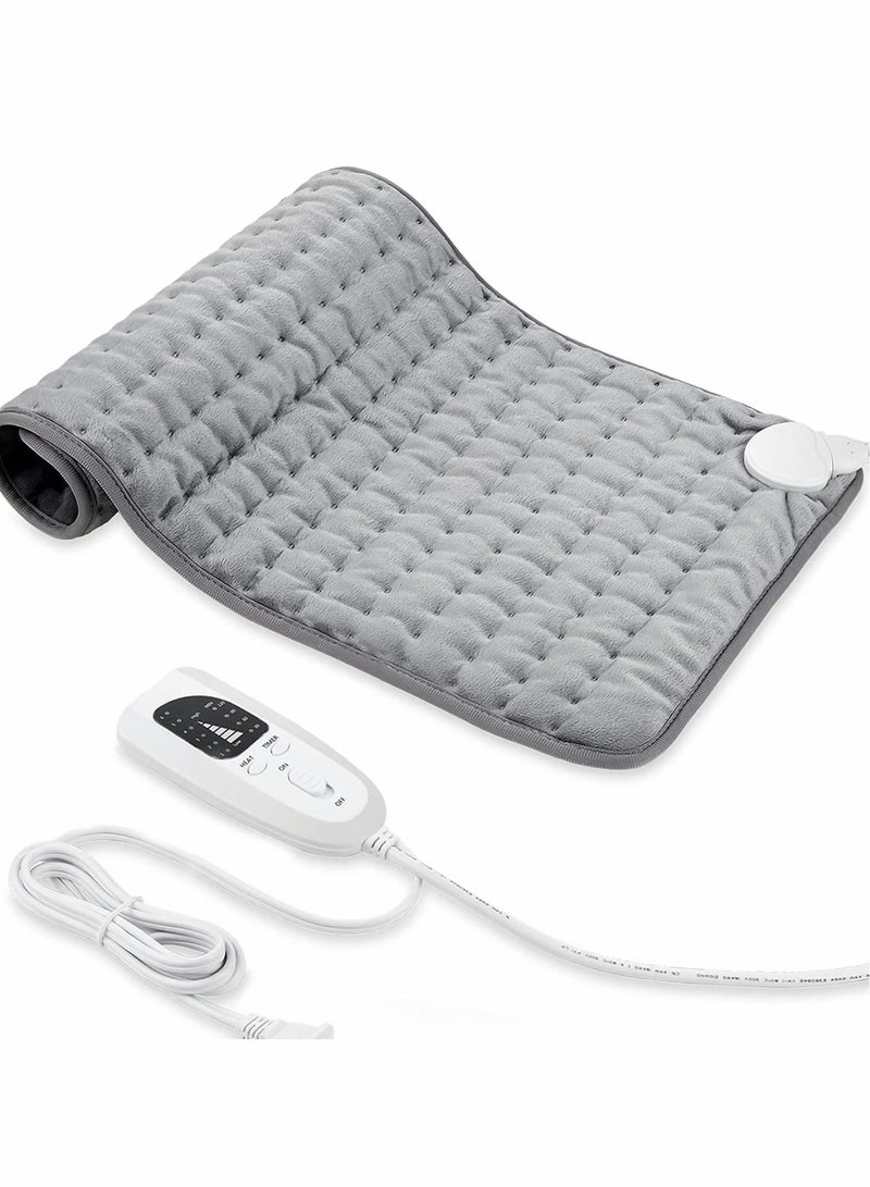 NIBEMINENT Heating Pad, Electric Heat Pad for Back Pain and Cramps Relief Fast with 6 Settings Auto Shut Off- Machine Washable 76 x 40cm - Image 1