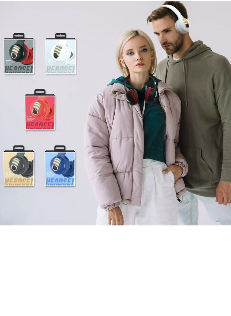 GULFLINK - Bluetooth Wireless Headphones for Kids Teens Adults White - Image 1