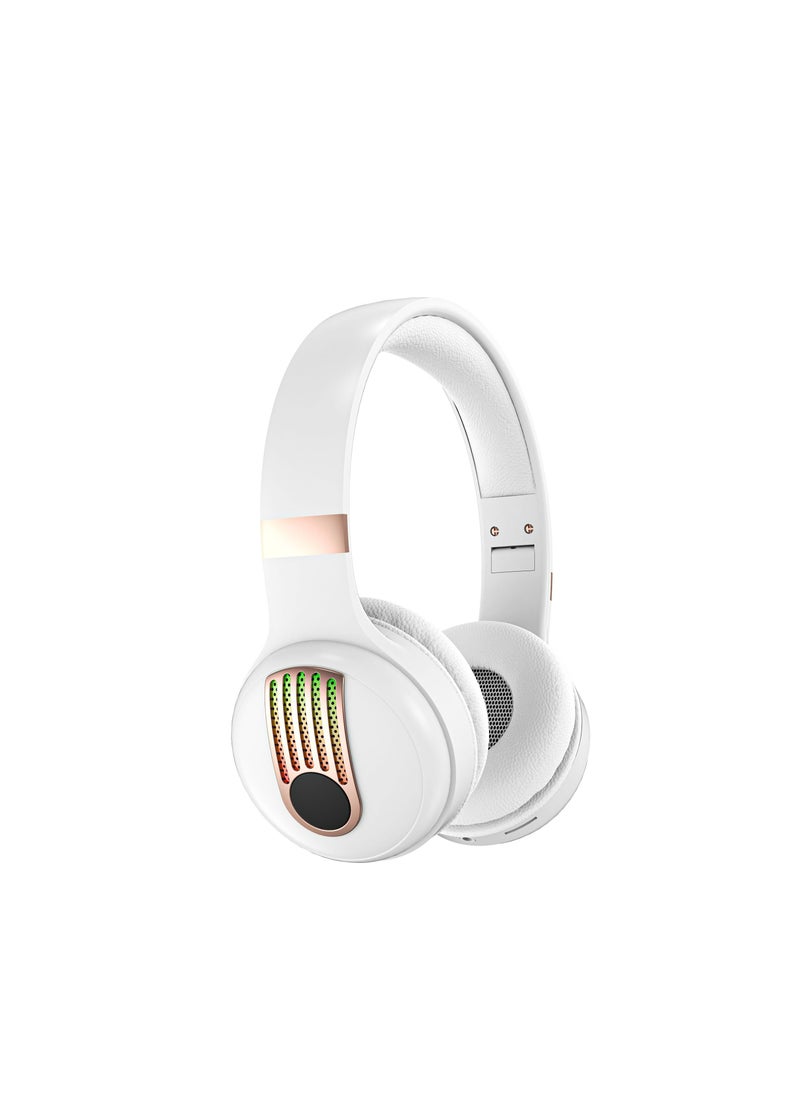 GULFLINK - Bluetooth Wireless Headphones for Kids Teens Adults White - Image 1