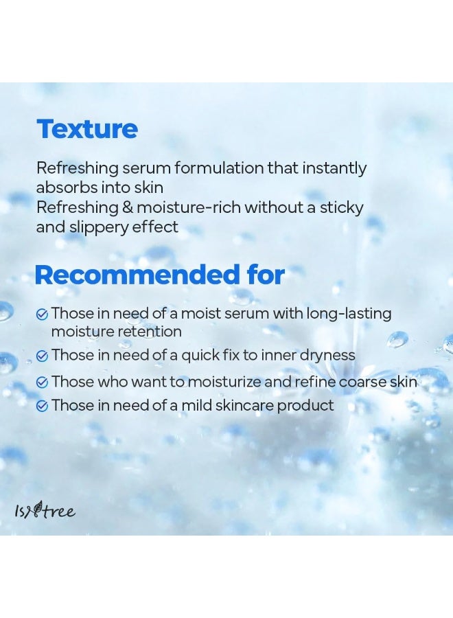 ISNTREE Hyaluronic Acid Moisturizing Serum – Ultra-Smooth, Deep Hydration & Fast Absorption for All Skin Types – 50ml - Image 4