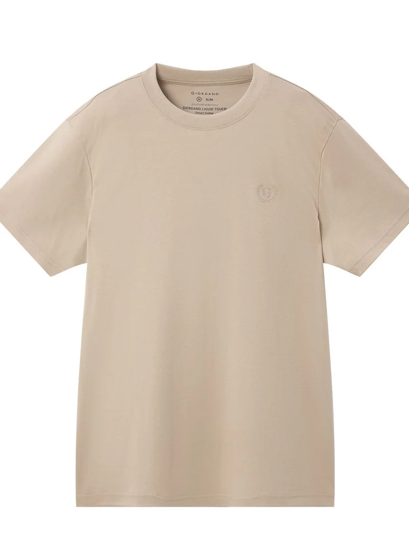 GIORDANO Men's Slim Fit Liquid Touch Smart Collar Tee
