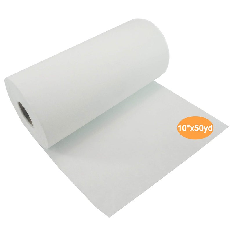 New brothread Tear Away Machine Embroidery Stabilizer Backing 10 x50 Yd 25cmx46M roll  Medium Weight 50gm 18oz  Cut into Variable Sizes  for Machine Embroidery and Hand Sewing