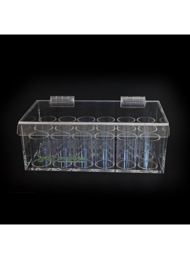 J&J Ortho Orthodontic Ligature Tie Stick Holder Storage Box Acrylic Clear Organizer - Image 5