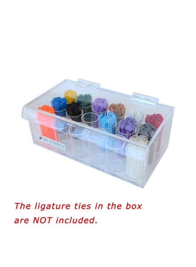 J&J Ortho Orthodontic Ligature Tie Stick Holder Storage Box Acrylic Clear Organizer - Image 3