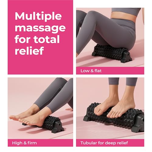 Lifelong Foam Roller for Exercise Gym | Deep Tissue Massage Roller for Back Pain, Neck & Knee Pain Relief | Yoga Roller for Muscle Recovery, Stretching & Workout | EVA Foam Muscle Massager Equipment – 45 cm - Image 5