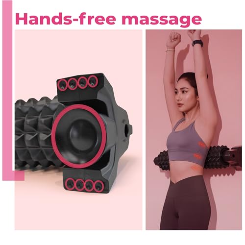 Lifelong Foam Roller for Exercise Gym | Deep Tissue Massage Roller for Back Pain, Neck & Knee Pain Relief | Yoga Roller for Muscle Recovery, Stretching & Workout | EVA Foam Muscle Massager Equipment – 45 cm - Image 3