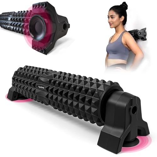 Lifelong Foam Roller for Exercise Gym | Deep Tissue Massage Roller for Back Pain, Neck & Knee Pain Relief | Yoga Roller for Muscle Recovery, Stretching & Workout | EVA Foam Muscle Massager Equipment – 45 cm - Image 1