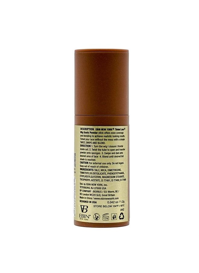 EBIN NEW YORK Tinted Lace Powder - Dark Brown, 1.2g | Long Lasting Formula, Matching Skin Tone, Natural Look  - Image 2