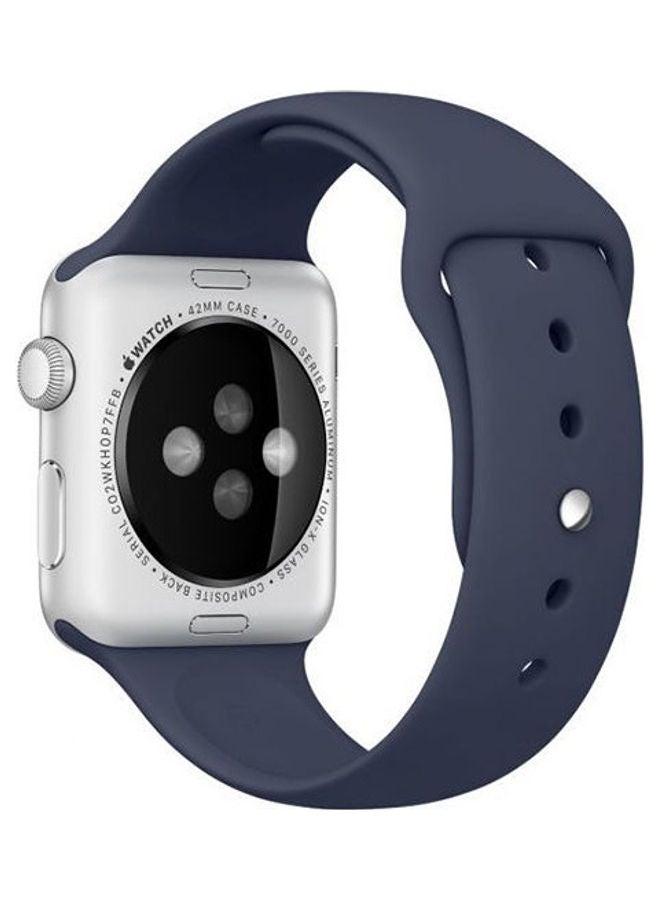 نيبمينينت سوار من السيليكون لساعة أبل أزرق داكن - Image 2