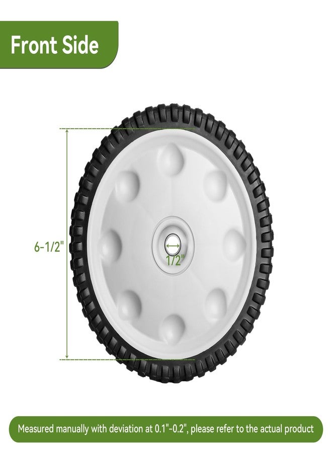 ranwin 734-04018 Front Drive Wheels Fit for Troy Bilt TB240 Mower - 8 Inch Wheels Tires for Troy Bilt Honda Tuff Cut 210 230 Craftsman Self Propelled Mower, Replace 734-04018A, 734-04018B, 2 Pack - Image 3