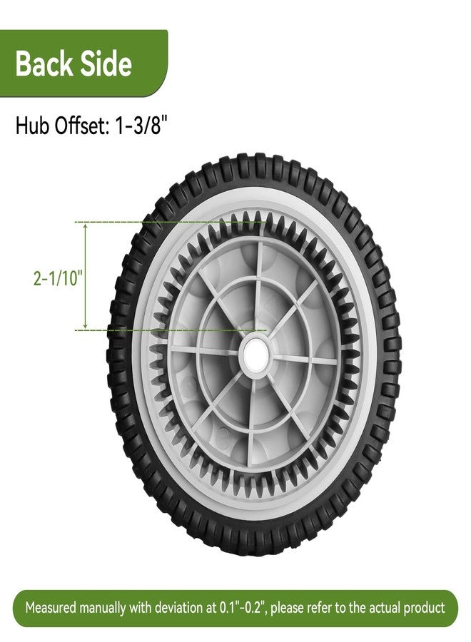 ranwin 734-04018 Front Drive Wheels Fit for Troy Bilt TB240 Mower - 8 Inch Wheels Tires for Troy Bilt Honda Tuff Cut 210 230 Craftsman Self Propelled Mower, Replace 734-04018A, 734-04018B, 2 Pack - Image 4