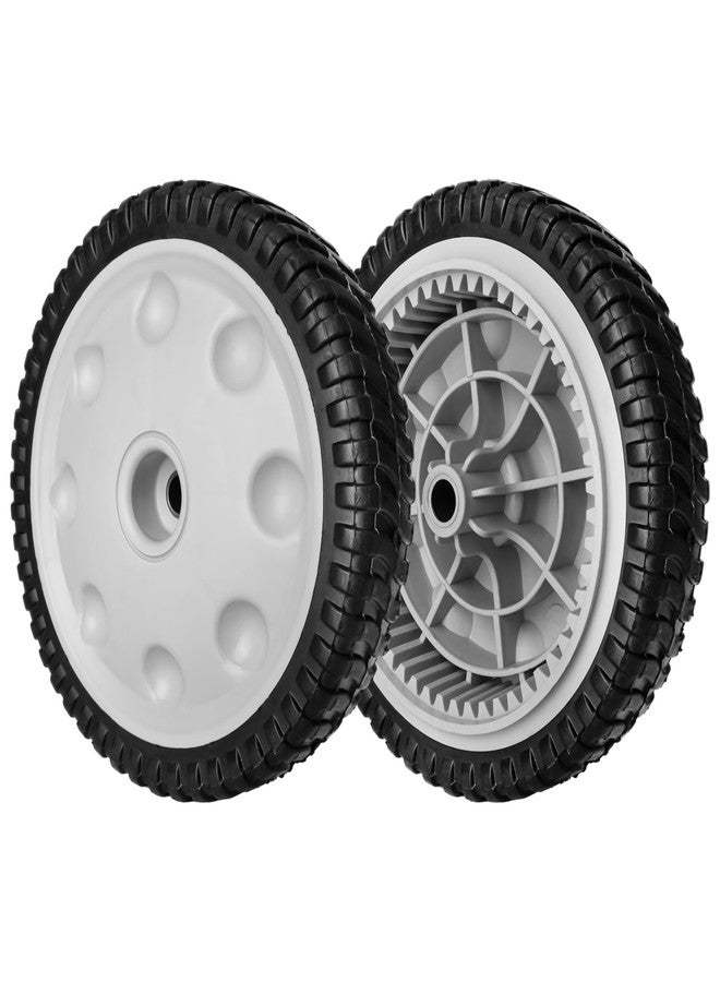 ranwin 734-04018 Front Drive Wheels Fit for Troy Bilt TB240 Mower - 8 Inch Wheels Tires for Troy Bilt Honda Tuff Cut 210 230 Craftsman Self Propelled Mower, Replace 734-04018A, 734-04018B, 2 Pack - Image 1