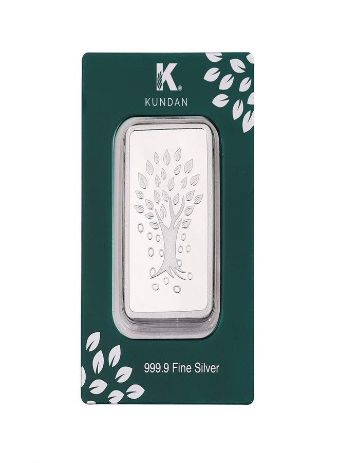 Kundan 20 gm (999.9) Kalpataru Tree Silver Colour Bar - Image 3