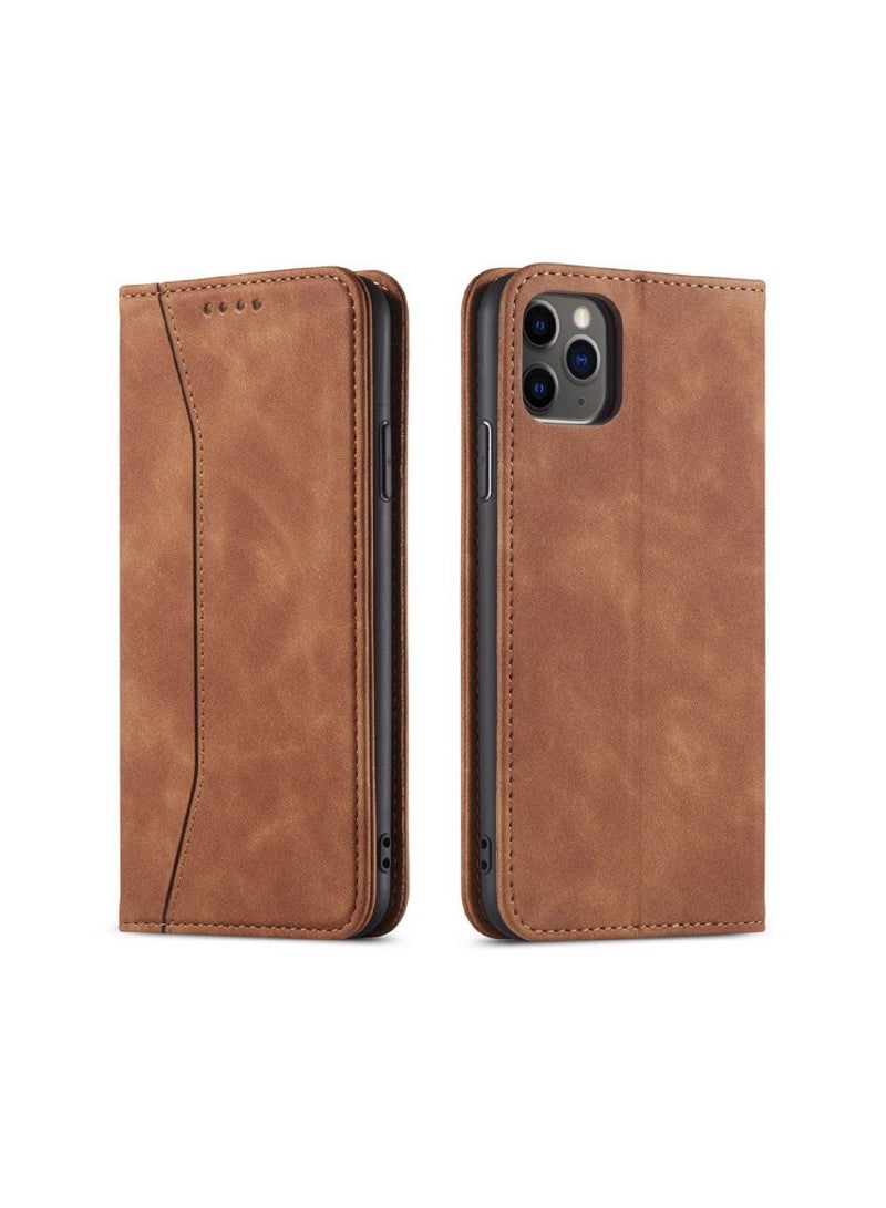 Loquat Suitable for iPhone clamshell type solid color phone case - Image 1