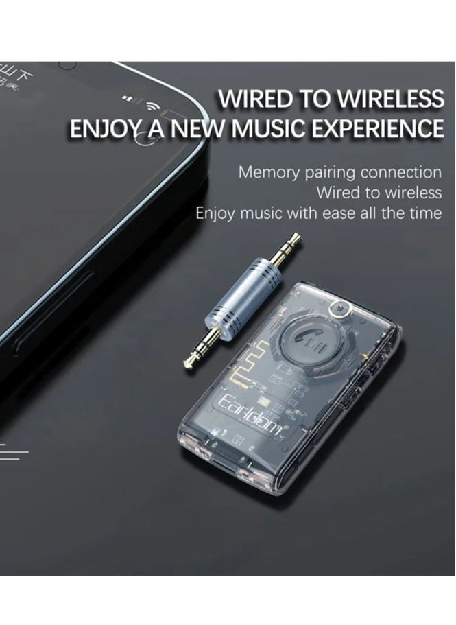 JAJEEK "ET-BR01 Bluetooth 5.3 Audio Receiver Adapter – Transparent AUX 3.5mm Wireless Audio Adapter for Car, Speakers & Headphones"  - Image 3