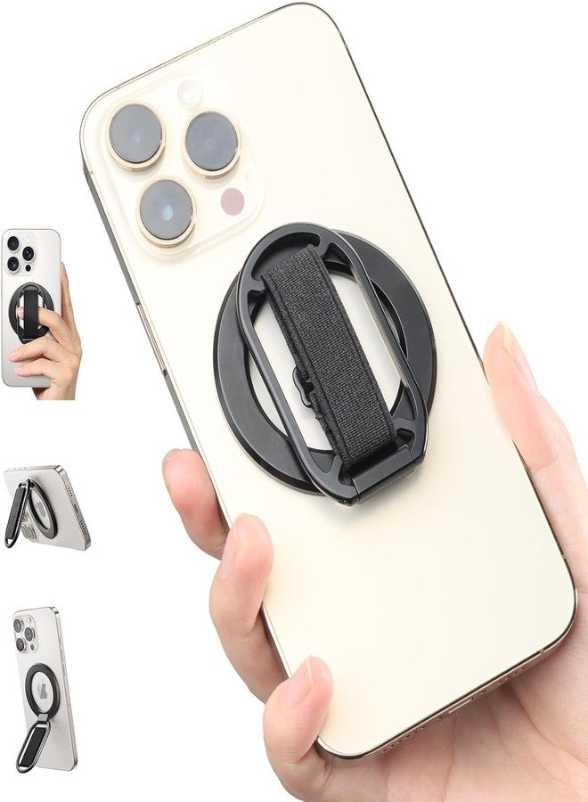 SUPERONE for MagSafe Phone Grip, Magnetic Phone Ring Holder, Magnetic Phone Grip with MagSafe Strap, Adjustable Finger Ring Grip Kickstand for iPhone 17 16 15 14 13 12 Series Mag Safe Accessories - Image 1