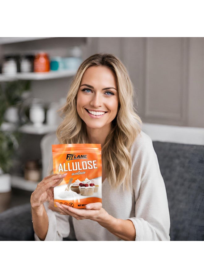Fit Lane Nutrition Allulose Sweetener 4 LBS - Pure Low Calorie Zero Net Carb Natural Keto Powder With No Aftertaste - Perfect for Baking and Sweetening Your Favorite Foods - Fit Lane Nutrition Value Size Bag (64 oz) - Image 2