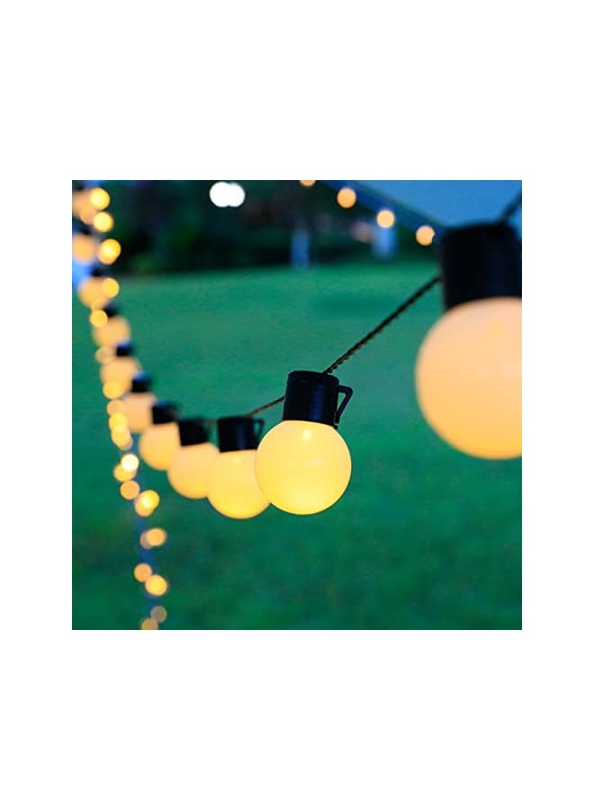 The Bros 33Ft/10M 40 Shatterproof Bulbs LED String Lights, USB Powered Indoor Outdoor Waterproof LED String Lights for Camping & Tents Patio Garden Wedding Party Decor - Image 2
