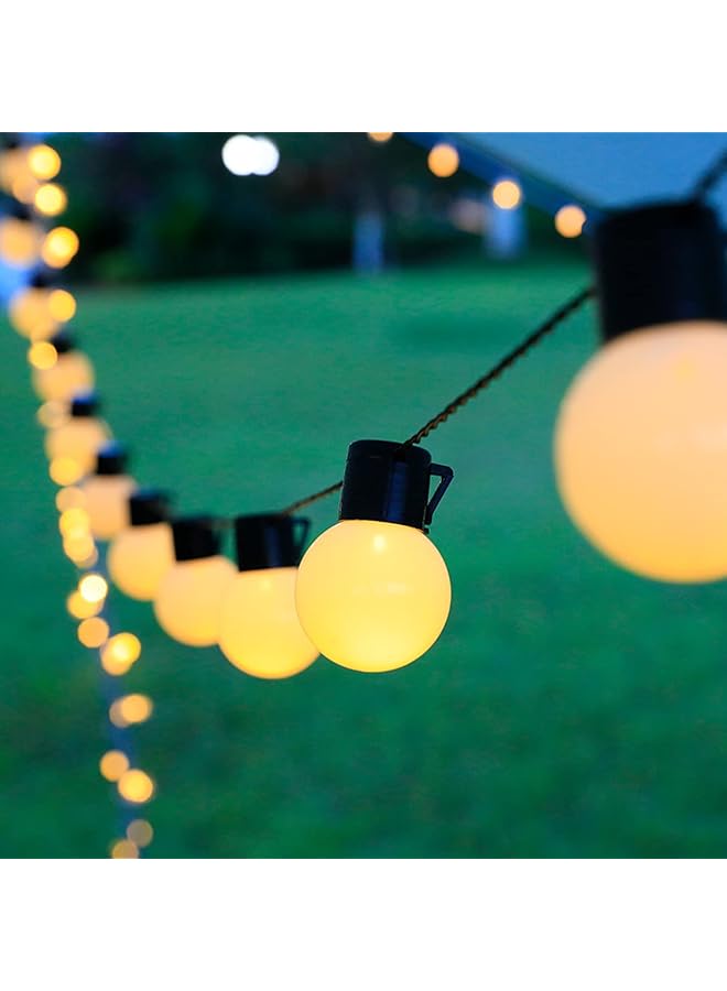 The Bros 33Ft/10M 40 Shatterproof Bulbs LED String Lights, USB Powered Indoor Outdoor Waterproof LED String Lights for Camping & Tents Patio Garden Wedding Party Decor - Image 1