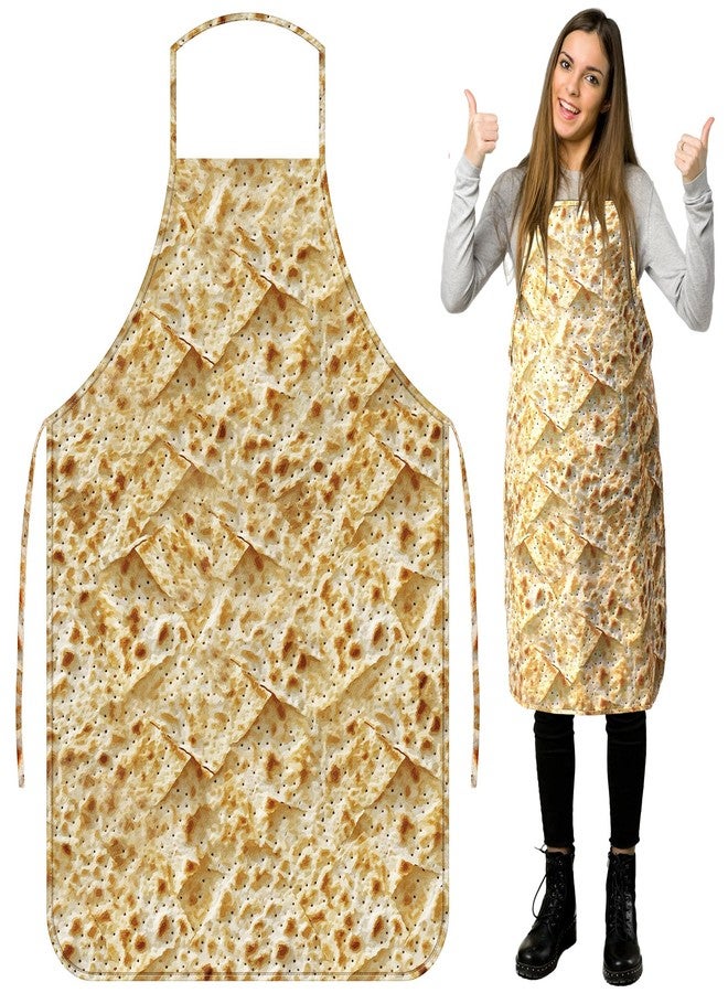 Velmitten 1 Pcs Passover Matzah Kitchen Apron Pesach Dinner Gifts Decor Happy Passover Gifts for Seder - Image 1