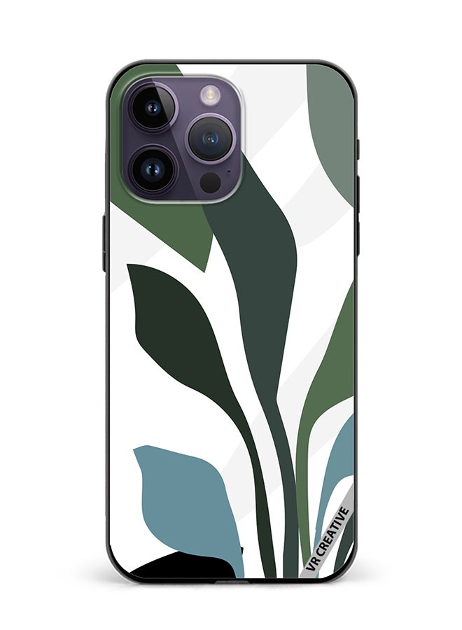 VR CREATIVE Protective Case Cover For Apple iPhone 16 Pro Leaf Tropical Design Multicolour - Image 1