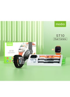 modio ST10 Dual Camera with 3 Pairs Strap Smartwatch  - Image 2