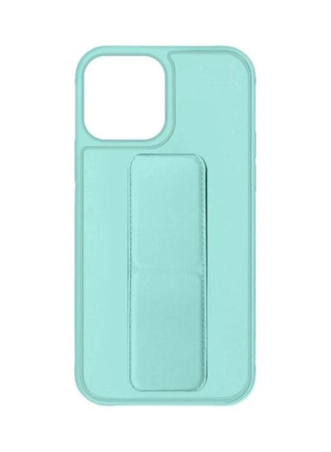 ACLIX iPhone 14 ProMax Case with Hand Grip Foldable Magnetic Kickstand Wrist Strap Finger Grip Cover 6.1 inch Mint Green - Image 1