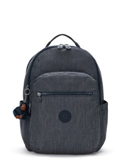 kipling Seoul College School Large Backpack with Separate Laptop Compartment Marine Navy  - Image 1
