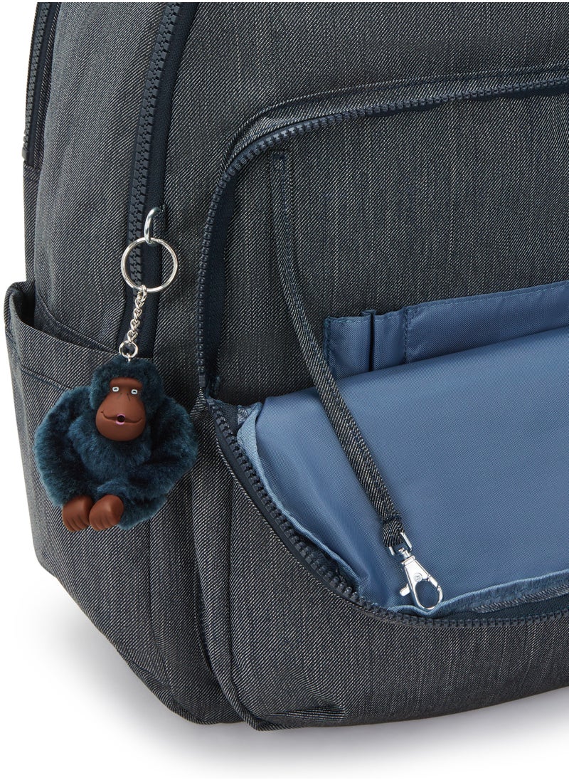 kipling - Seoul College School Large Backpack with Separate Laptop Compartment Marine Navy - Image 1