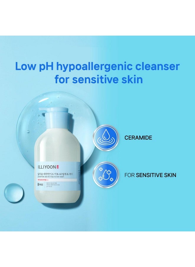 Illiyoon Ceramide Ato 6.0 Top to Toe Wash for baby body wash 500ml, 16.9 Fl Oz - Image 3